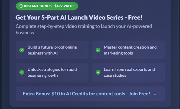 AI for Beginners: Unlock the FREE 5-Part Training That Changes Everything!